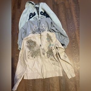 vintage 3 pack zip up hoodies